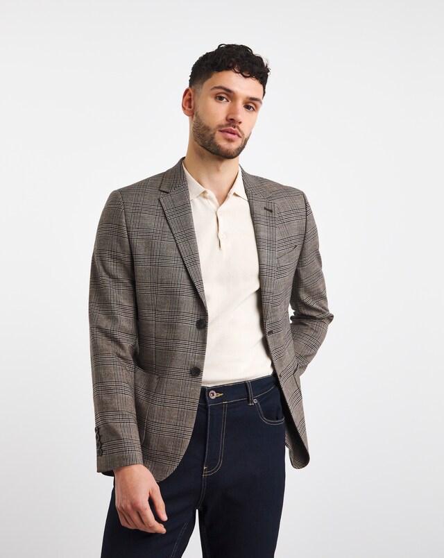 Heritage Flannel Blazer - Brown