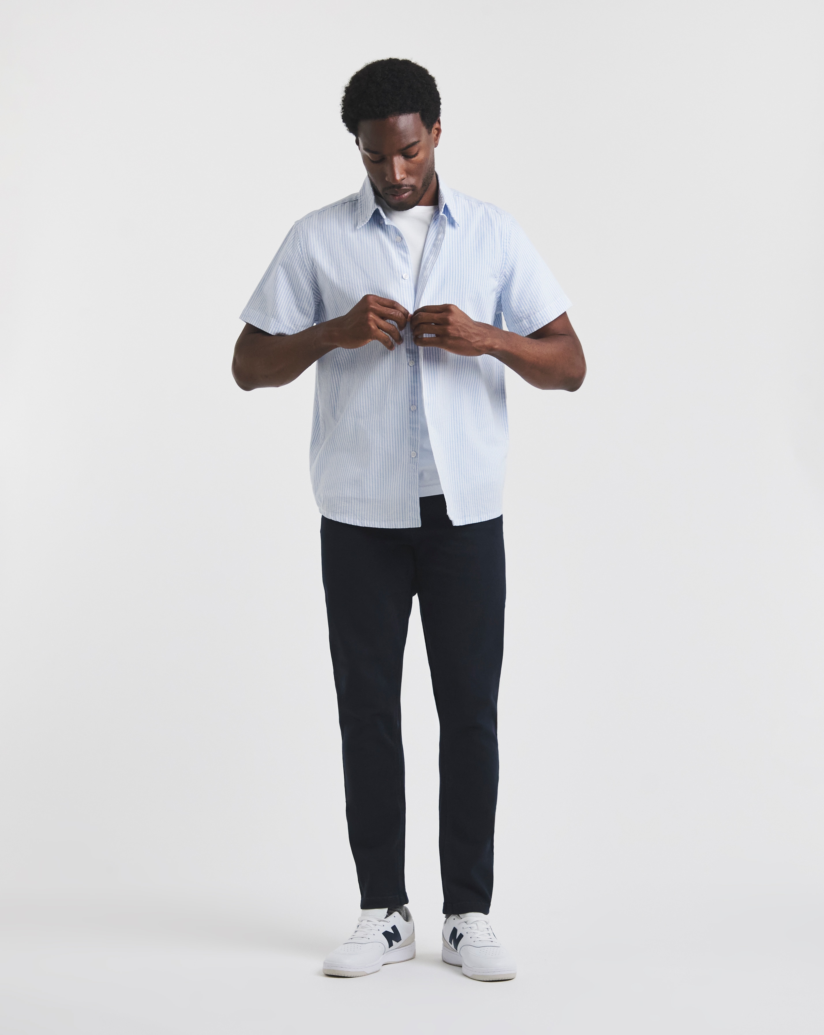 Union Navy Slim Fit Gabardine Jeans