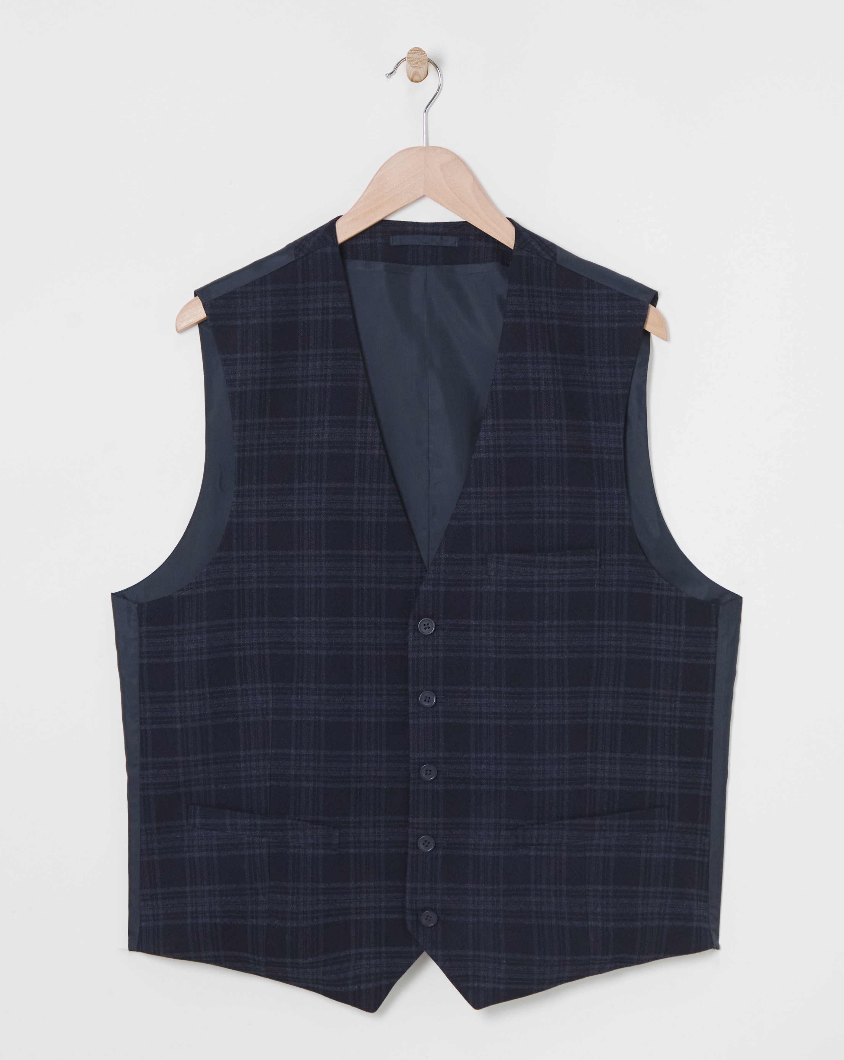 Regular Check Waistcoat