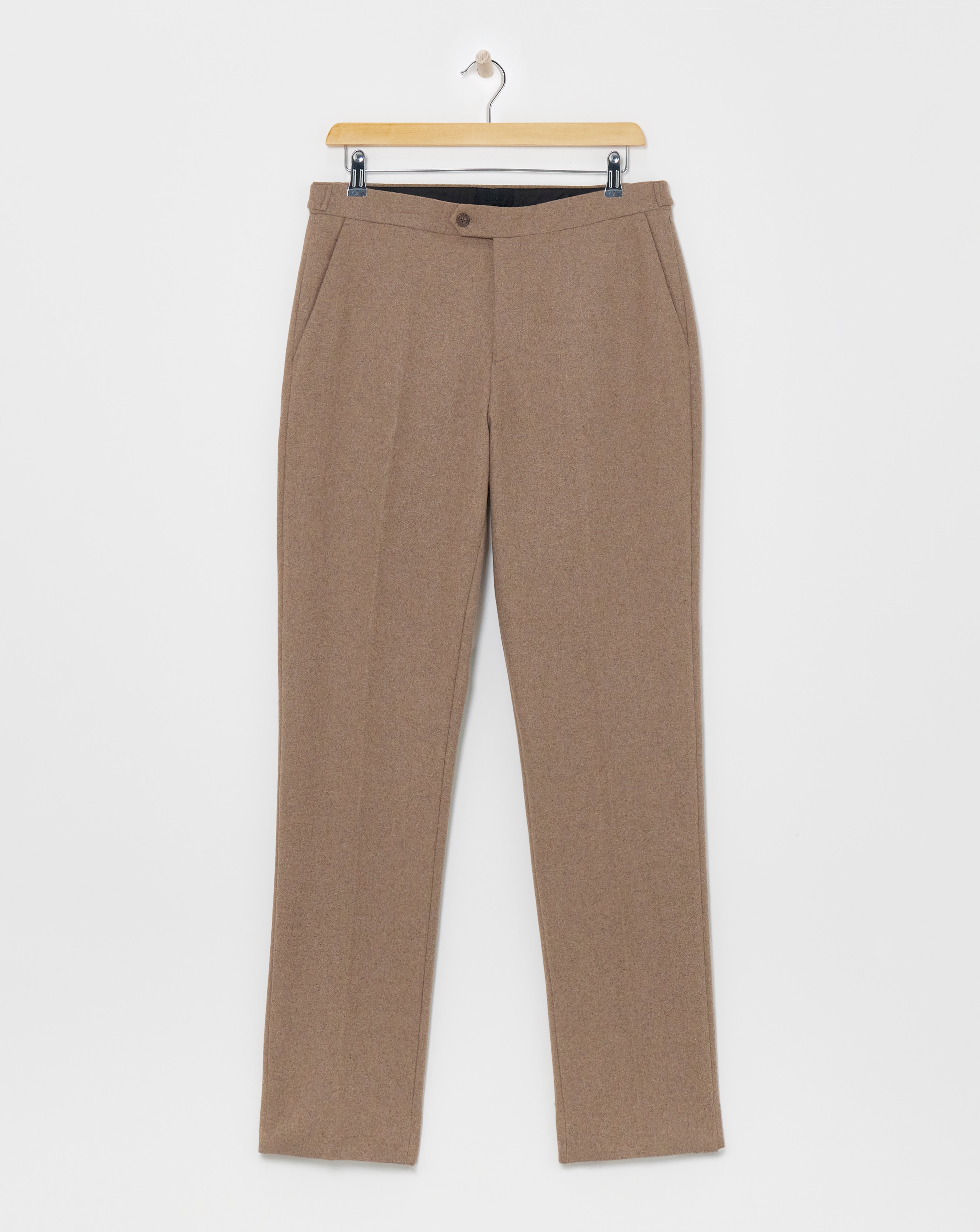 Herringbone Tweed Regular Suit Trouser