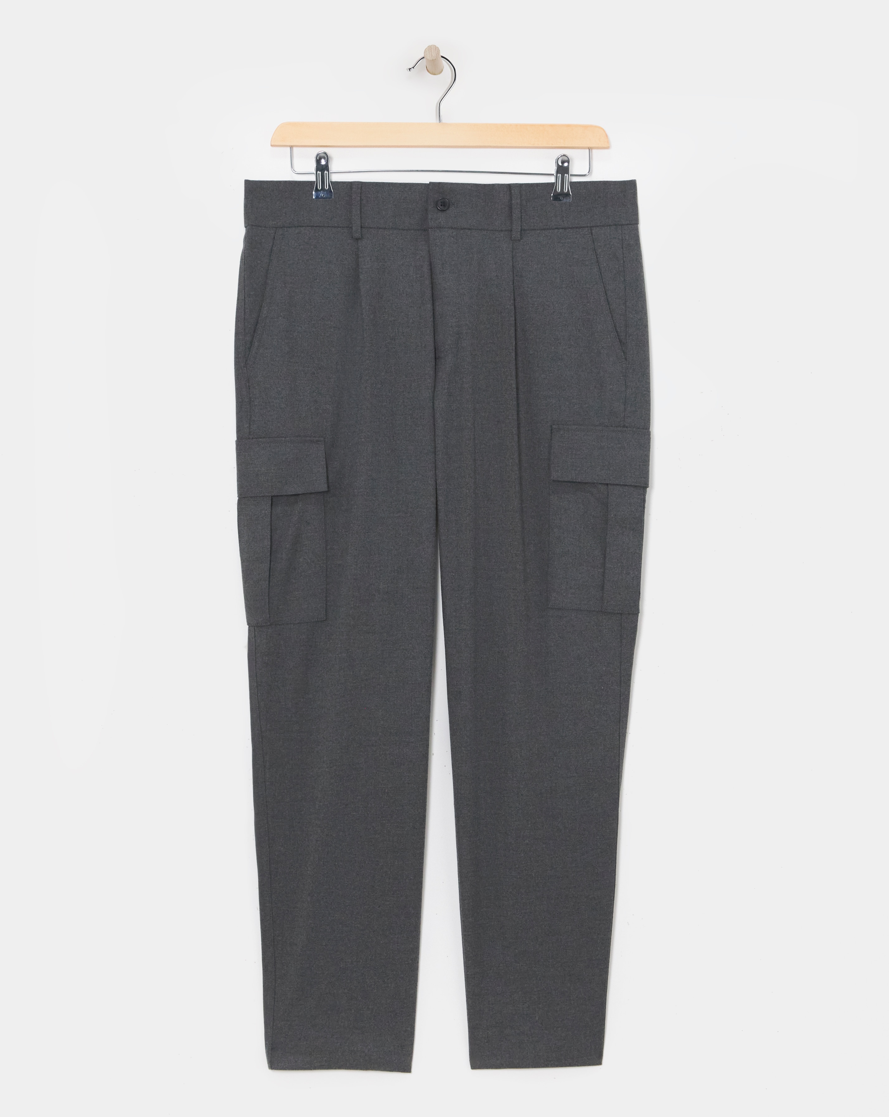 Tailored Flannel Cargo Trouser