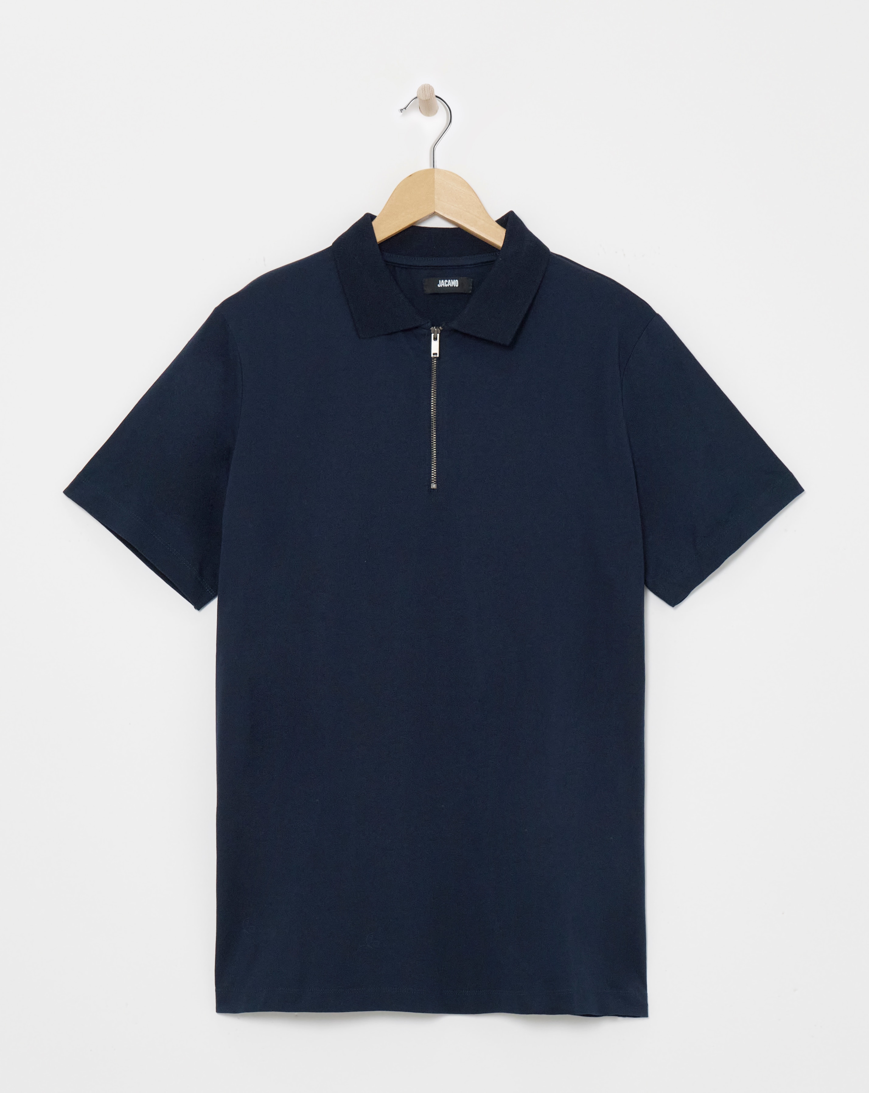 Supima Zip Neck Polo