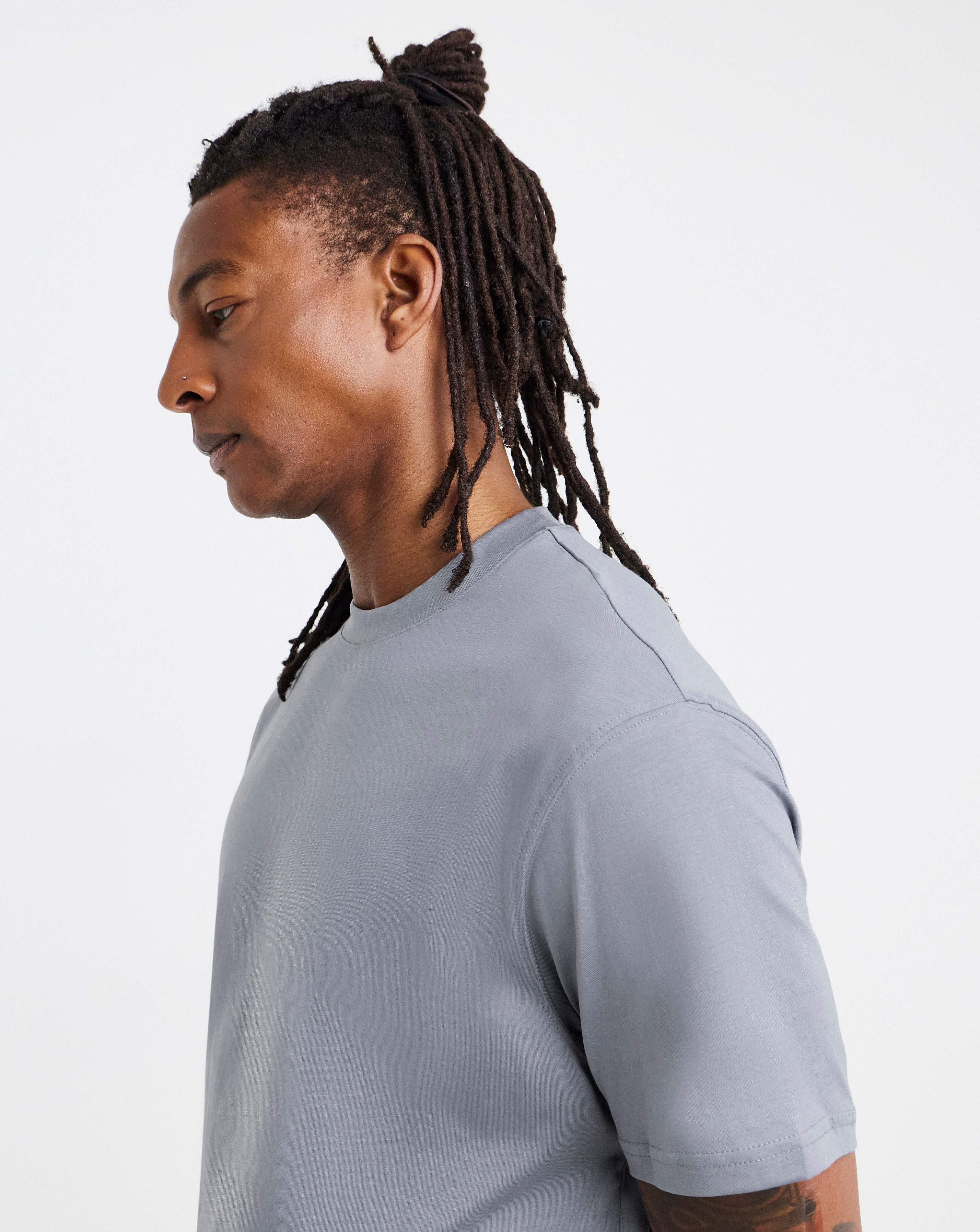 Relaxed Fit Supima Crew Neck T-Shirt