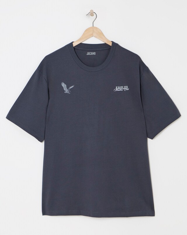 Relaxed Fit Eagle Graphic T-Shirt