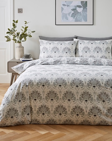 Damask Pattern Duvet Cover Set