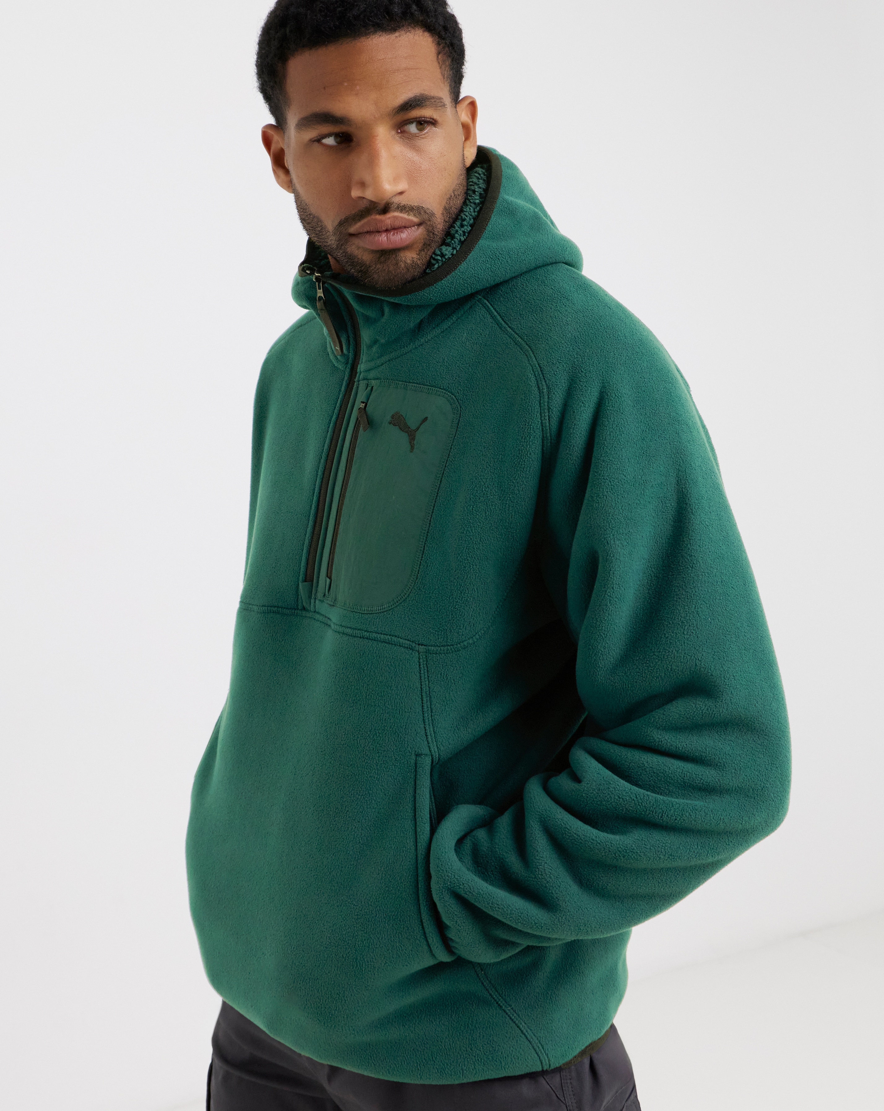 PUMA Tech Borg 1/2 Zip Hoodie