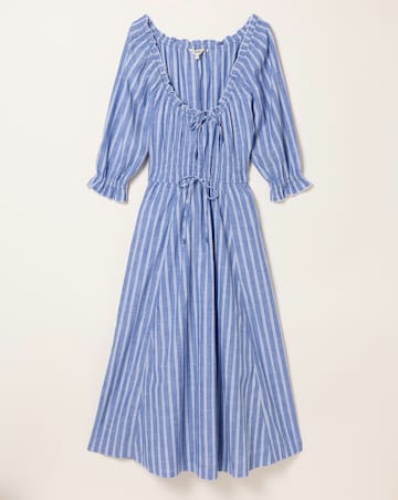 FatFace Camille Stripe Midi Dress