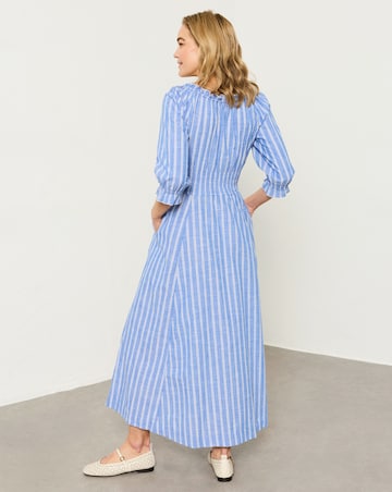 FatFace Camille Stripe Midi Dress