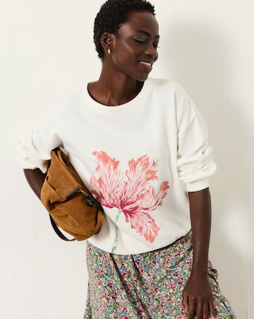 FatFace Alex Painterly Crew Jumper