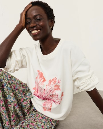 FatFace Alex Painterly Crew Jumper