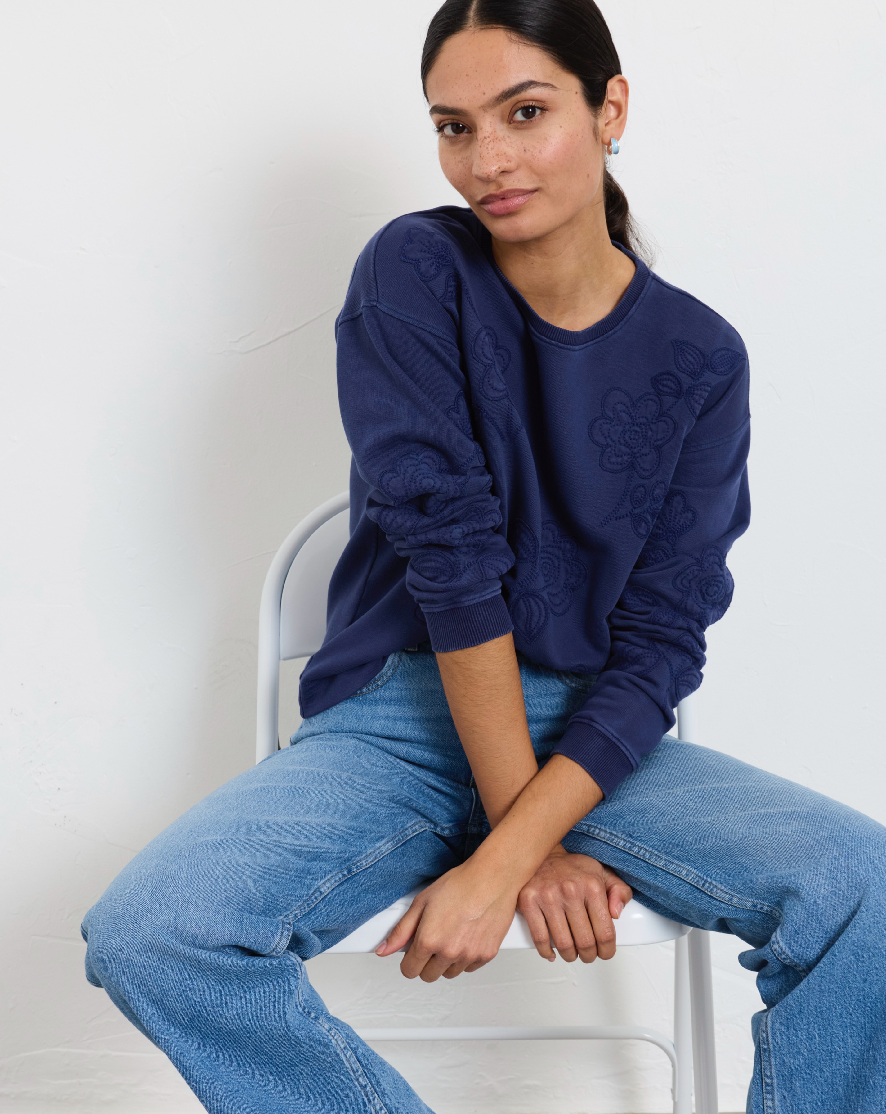 New In - FatFace Applique Jumper