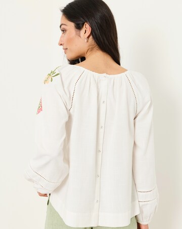 FatFace Dawn Embroidered Blouse