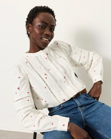 FatFace Jane Embroidered Over Shirt