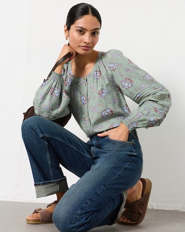 FatFace Clemence Floral Blouse