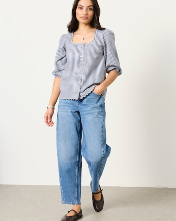 FatFace Sofia Gingham Blouse