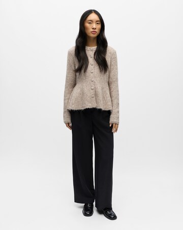 Object Peplum Knit Cardigan