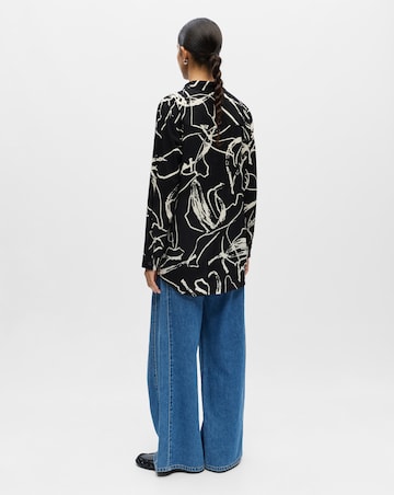 Object Linen Blend Printed Shirt