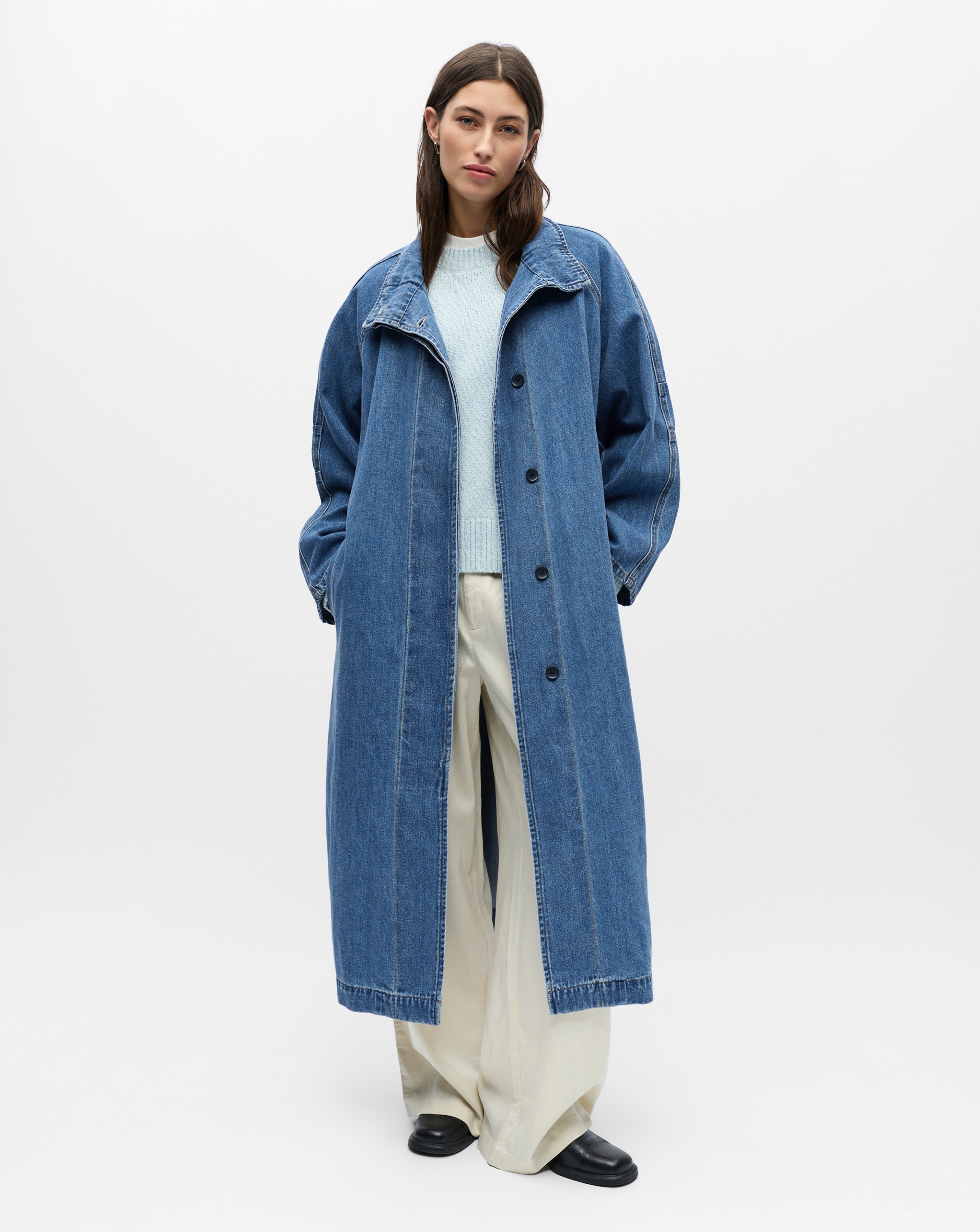 New In - Object Denim Trenchcoat