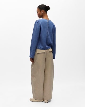 Object Denim Long Sleeve Top