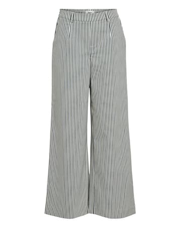 Object Stripe Wide Leg Trouser