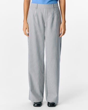 Object Stripe Wide Leg Trouser