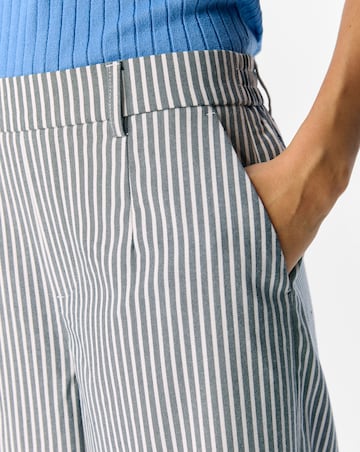 Object Stripe Wide Leg Trouser