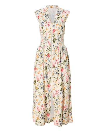 Joe Browns Jemima Floral Cotton Dobby Dress