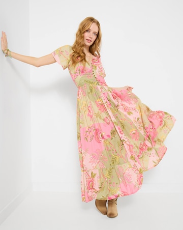 Joe Browns Prettiest Patchwork Print Dress