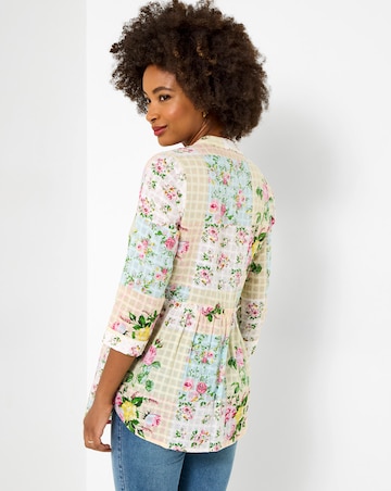 Joe Browns Perfectly Patchwork Printed Cotton Blouse