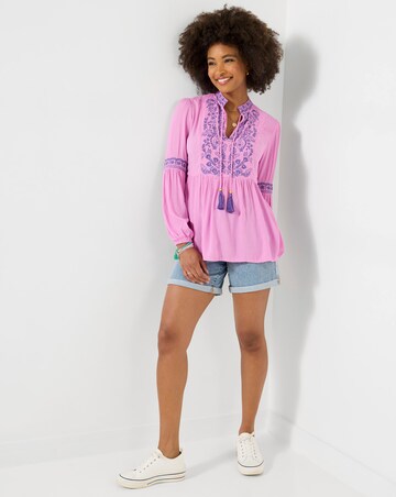 Joe Browns Essential Embroidered Summer Tunic Top