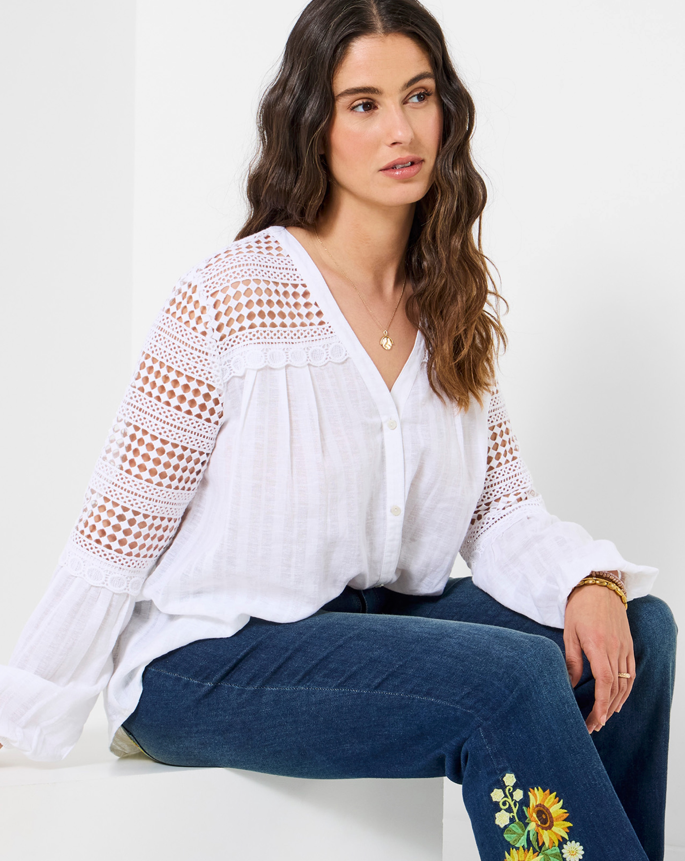 New In - Joe Browns Laura Linen Blend Blouse