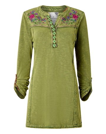 Joe Browns Boho Embroidered Jersey Tunic Top