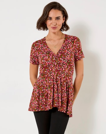 Joe Browns Diana Ditsy Jersey Tunic Top