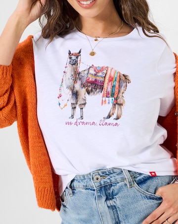 Joe Browns No Drama Llama Graphic Tee