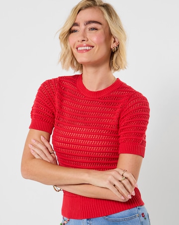 Joe Browns Dita Open Knit Short Sleeve Jumper