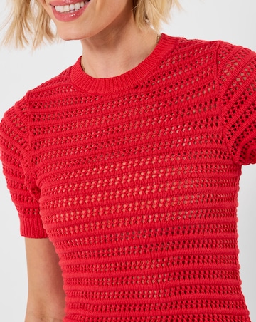 Joe Browns Dita Open Knit Short Sleeve Jumper