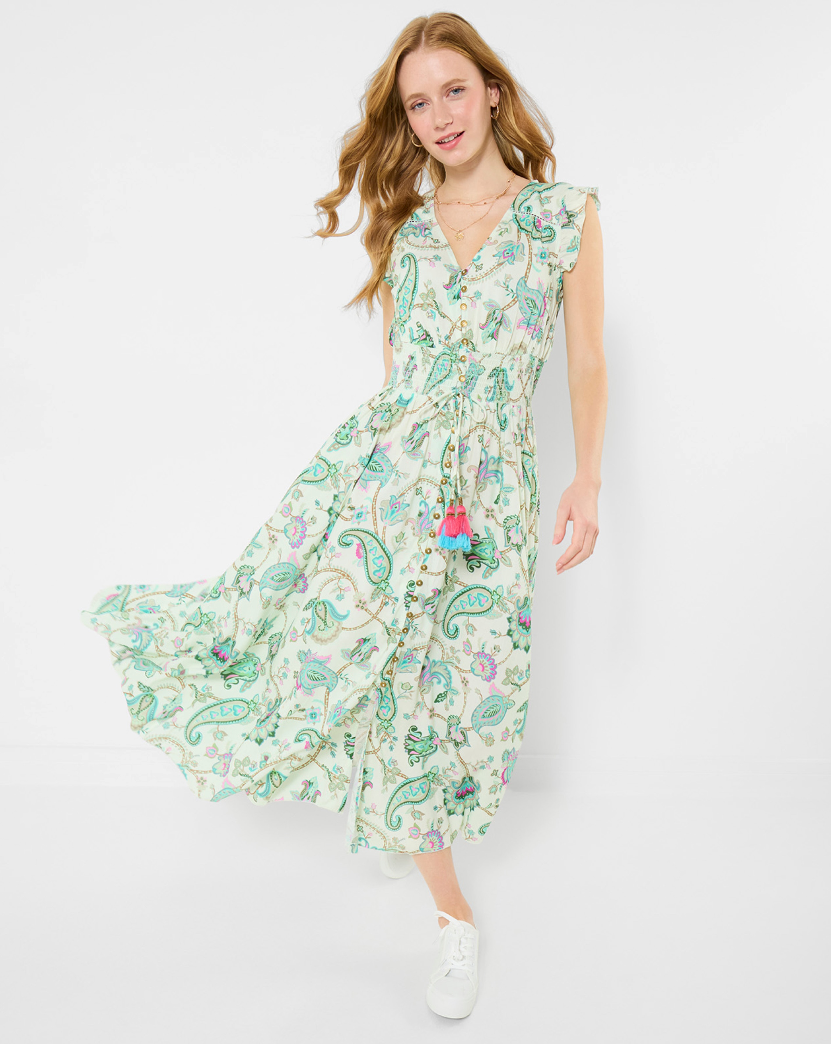 New In - JB Helena Printed Maxi Dress Petite