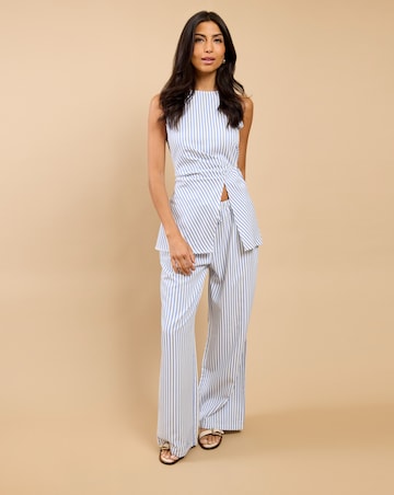 Little Mistress Blue Stripe Top