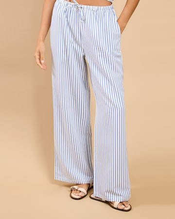 Little Mistress Blue Stripe Trouser