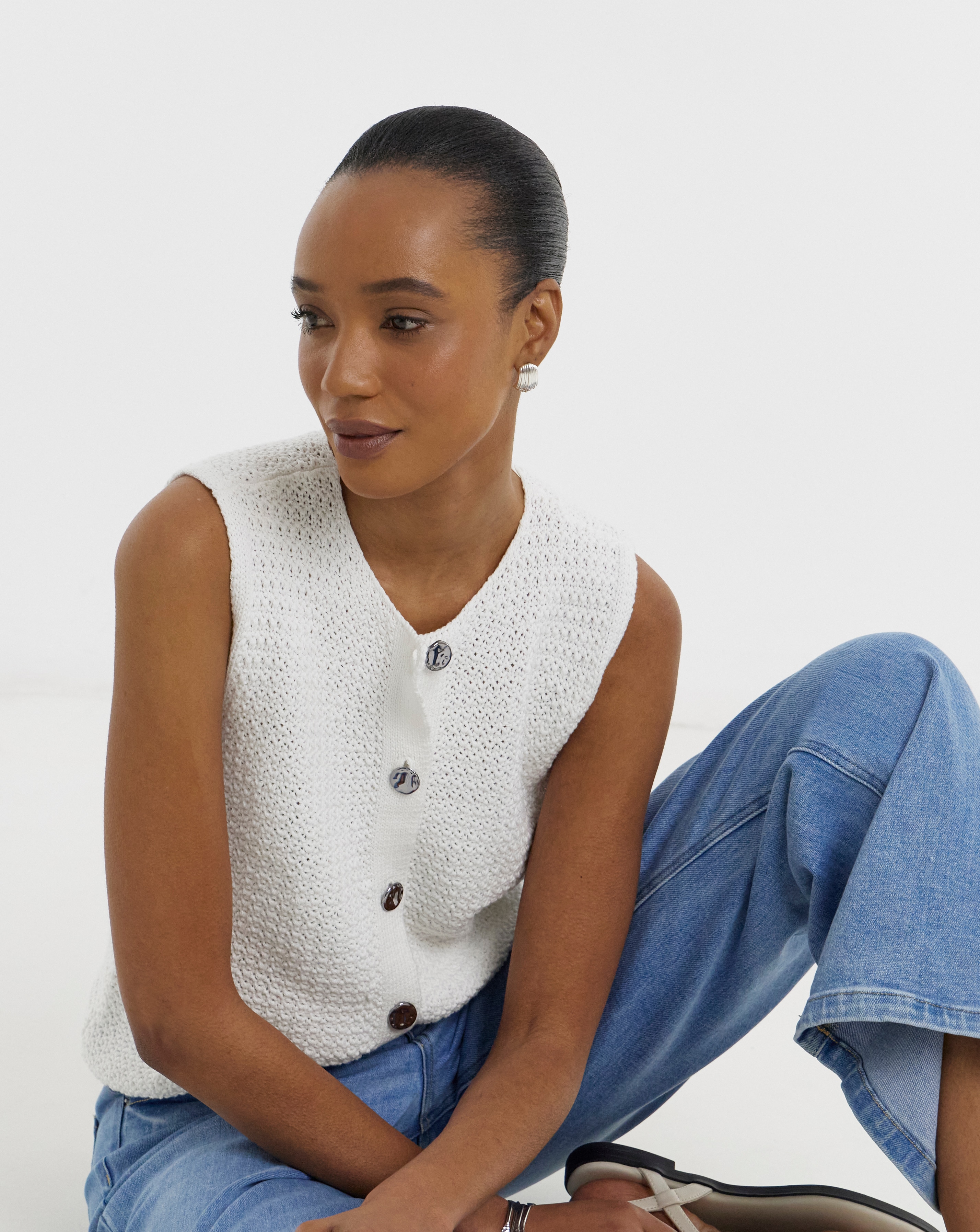 New In - JdY Martha O-Neck Knitted Vest