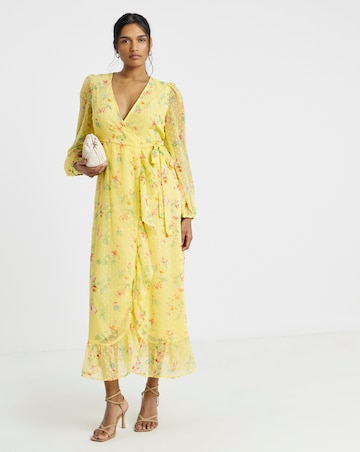 Vila L/S Ankle Wrap Dress