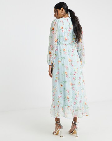 Vila L/S Ankle Wrap Dress