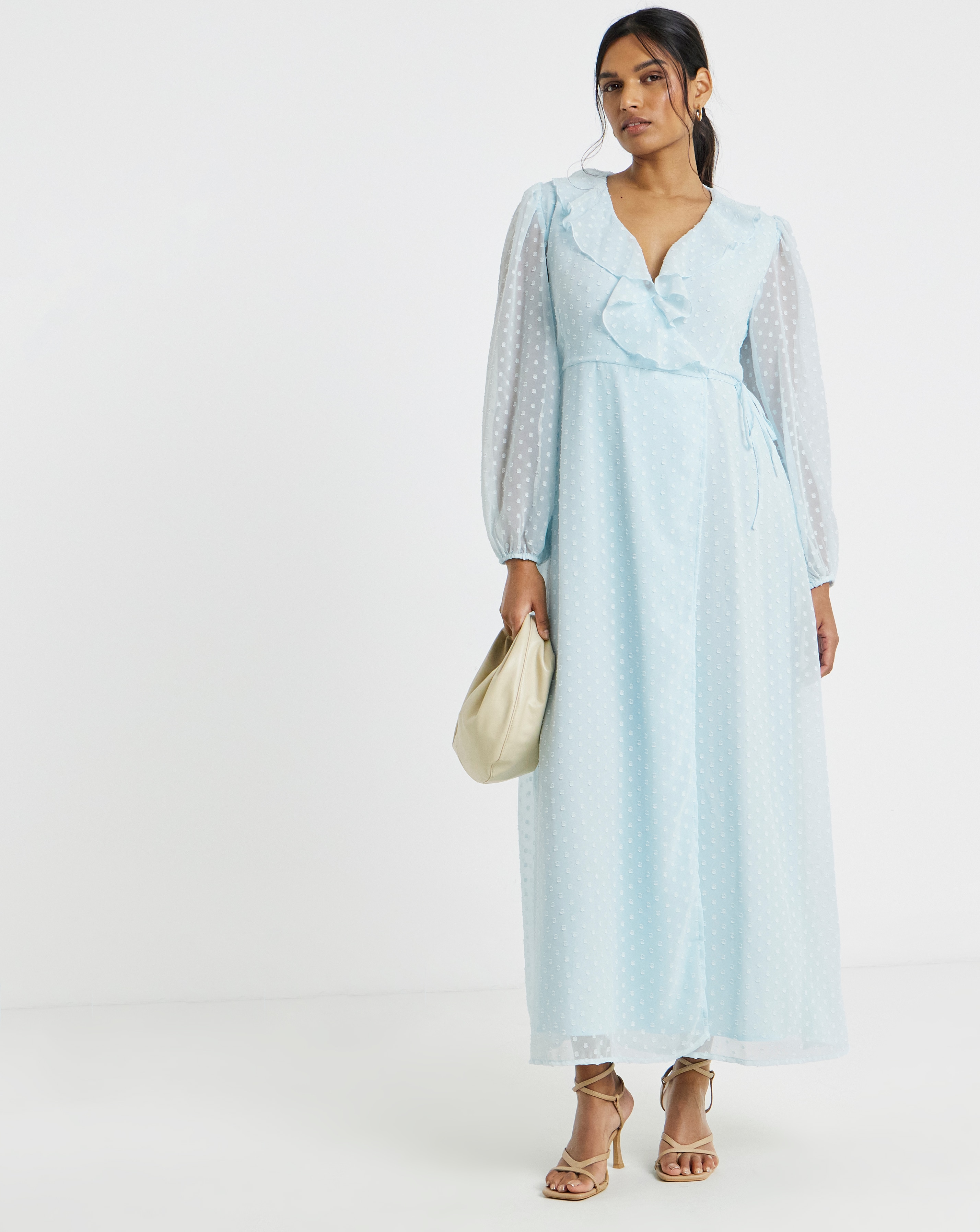 New In - VILA L/S V-Neck Wrap Dress