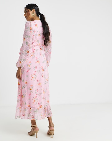 Vila L/S Ankle Wrap Dress