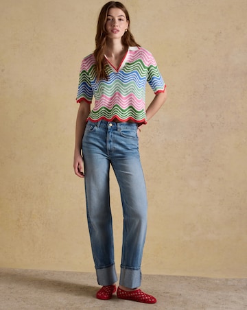 Joules Sandy Knit S/S Jumper