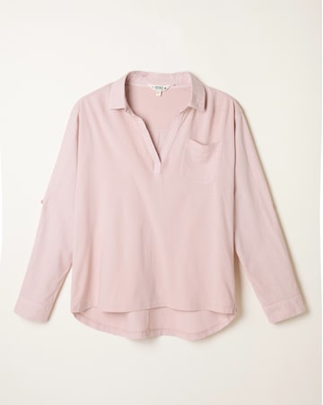 FatFace Paige Woven Jersey