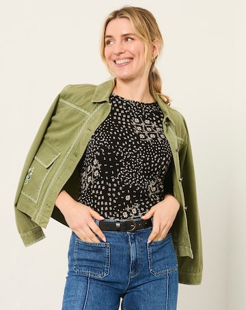 FatFace Ria Mono Texture Print