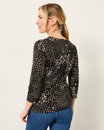 FatFace Ria Mono Texture Print