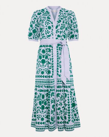 Phase Eight Trinity Heart & Floral Midi Shirt Dress