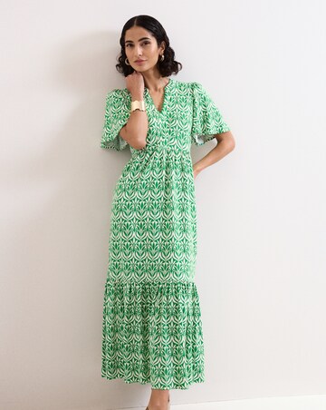 Phase Eight Shakira Printed Jersey Midiaxi Dress